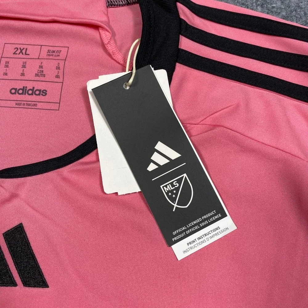 Adidas Inter Miami CF 2024 Home‎ Jersey Mens 2XL Pink MLS IU0190 New